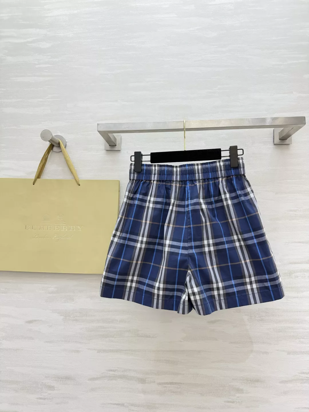 버버리 빈티지 체크 밴딩 하프 팬츠 상세 이미지 8