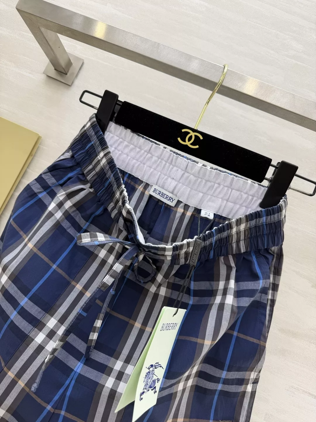 버버리 빈티지 체크 밴딩 하프 팬츠 상세 이미지 7