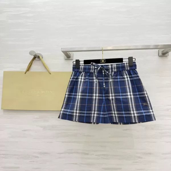 버버리 빈티지 체크 밴딩 하프 팬츠