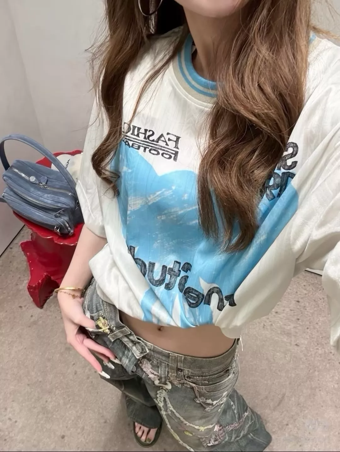 아크네스튜디오 그래픽 프린트 반소매 티셔츠 상세 이미지 62