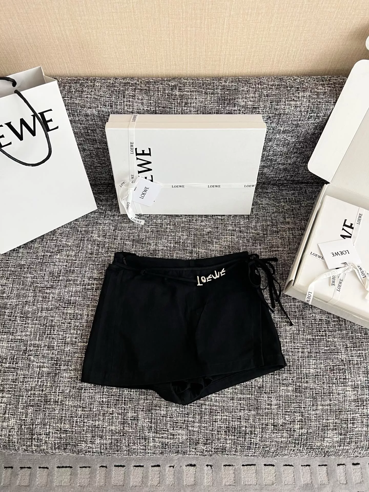 로에베 메리노 울 니트 스커트 팬츠 상세 이미지 10