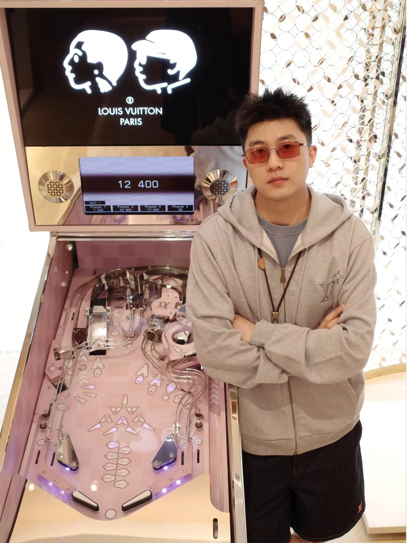 루이비통 사시코 자수 로고 루즈핏 후드 집업 재킷 상세 이미지 23