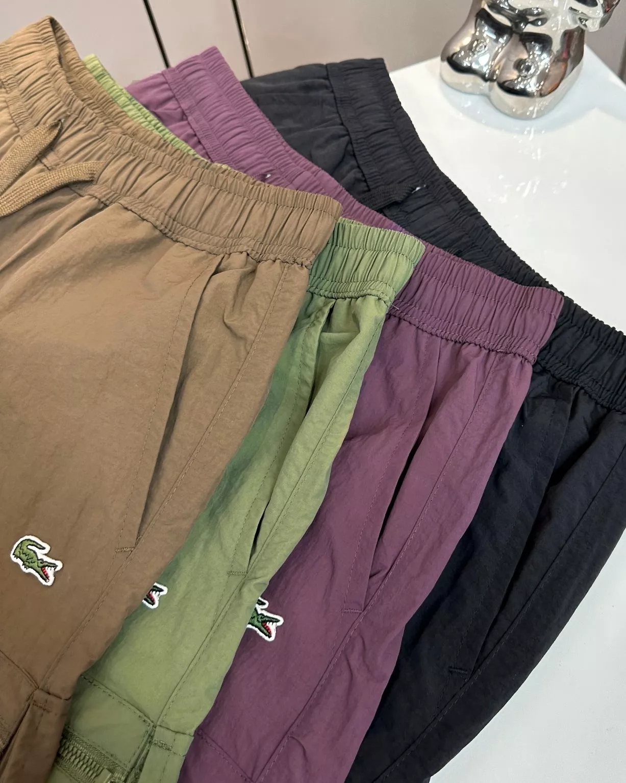 라코스테 워싱 코튼 멀티포켓 아웃도어 하프 팬츠 상세 이미지 19