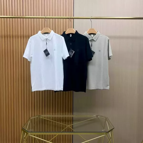 제냐 아이스실크 자카드 반소매 폴로 셔츠