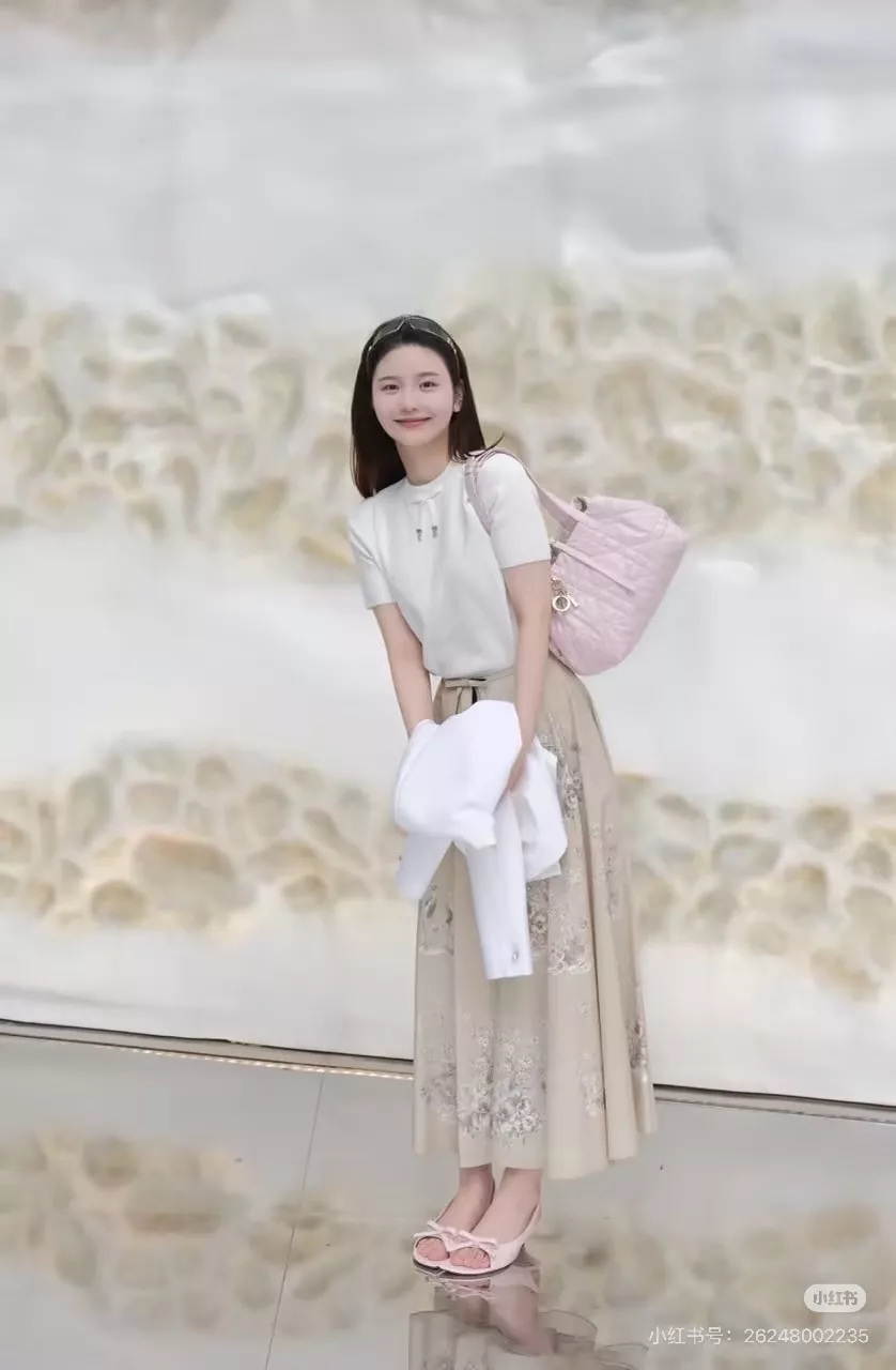 디올 이비자 루이 프린트 코튼 롱 스커트 상세 이미지 13