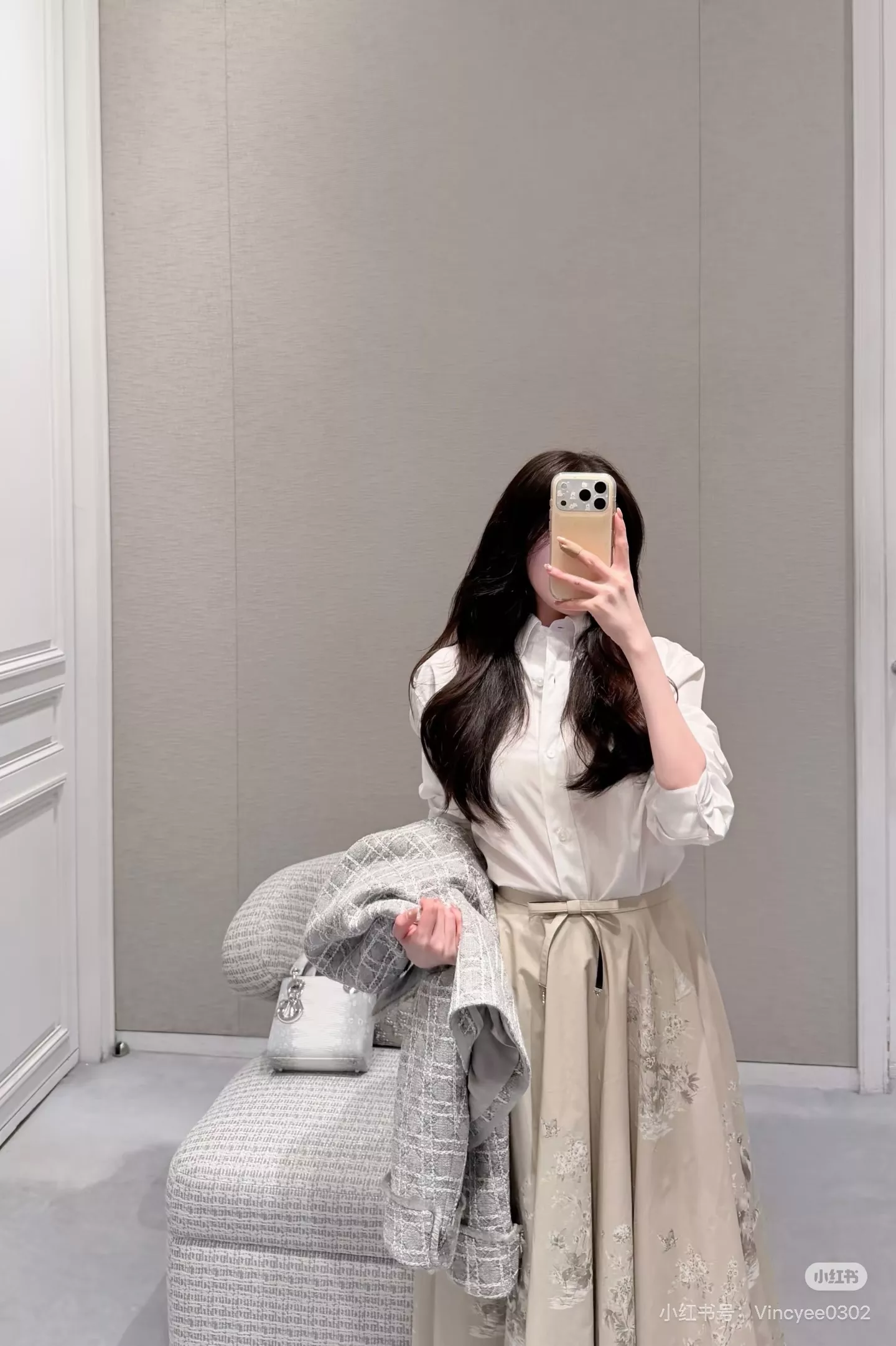 디올 이비자 루이 프린트 코튼 롱 스커트 상세 이미지 18