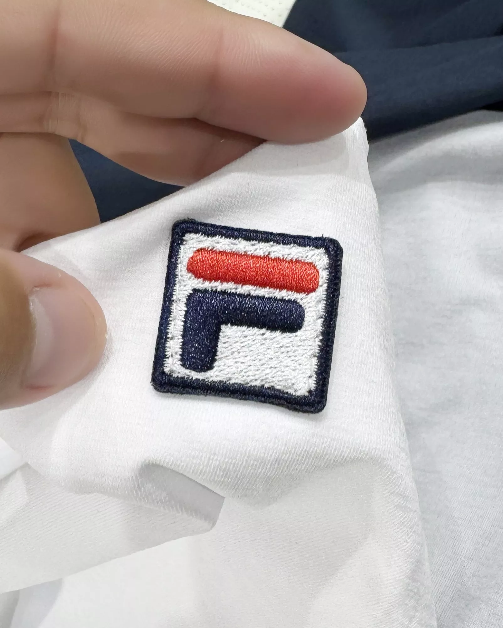 휠라 기능성 자수 로고 라운드넥 반소매 티셔츠 상세 이미지 11
