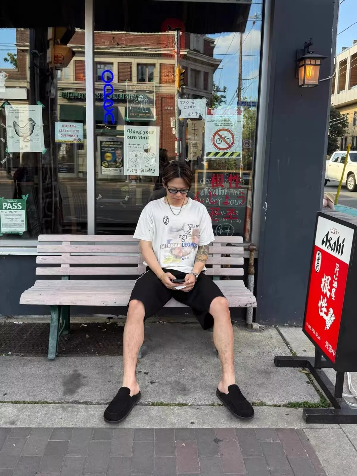 팔리할리우드 빈티지 워싱 레전드 자수 박시 반소매 티셔츠 상세 이미지 17