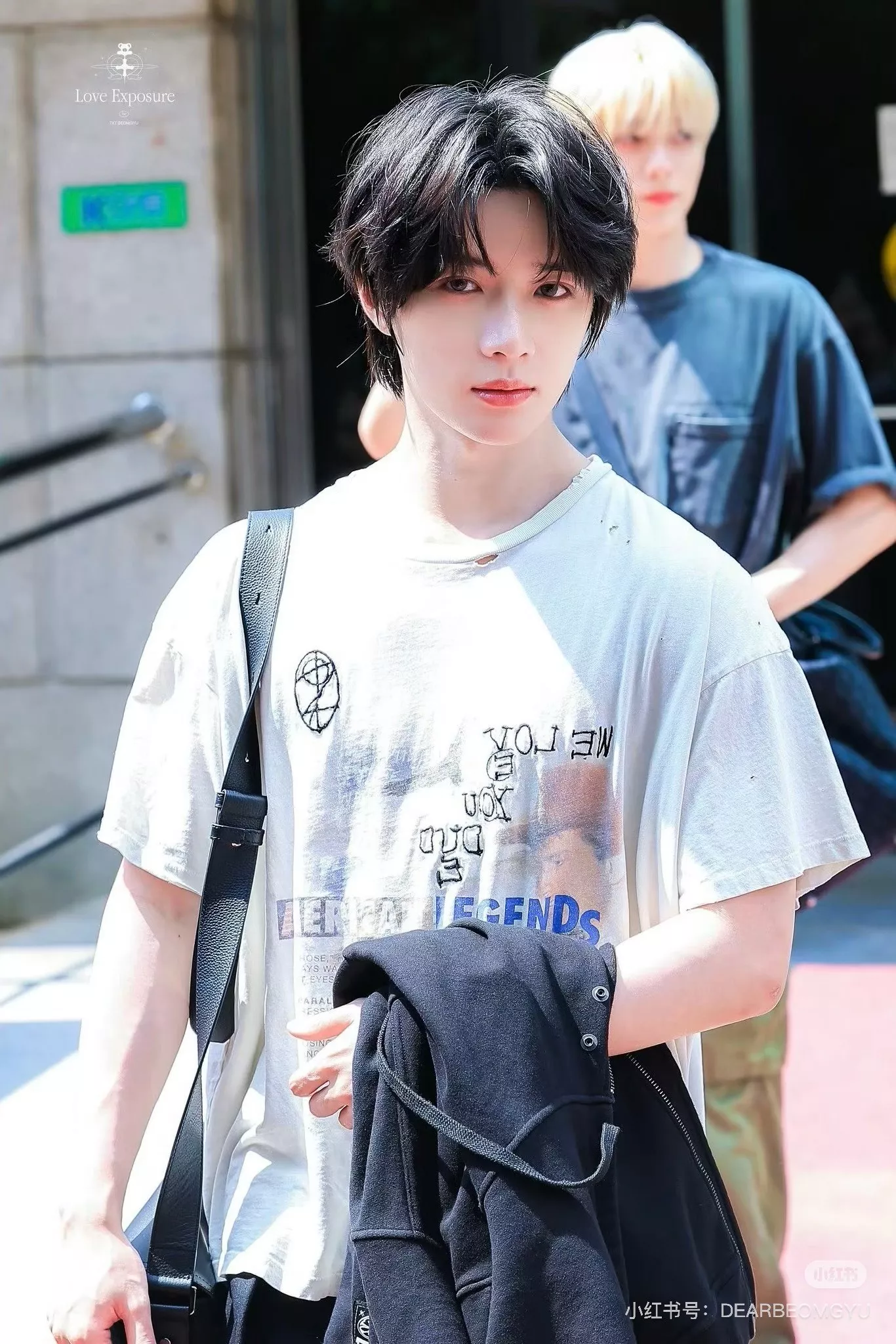 팔리할리우드 빈티지 워싱 레전드 자수 박시 반소매 티셔츠 상세 이미지 28