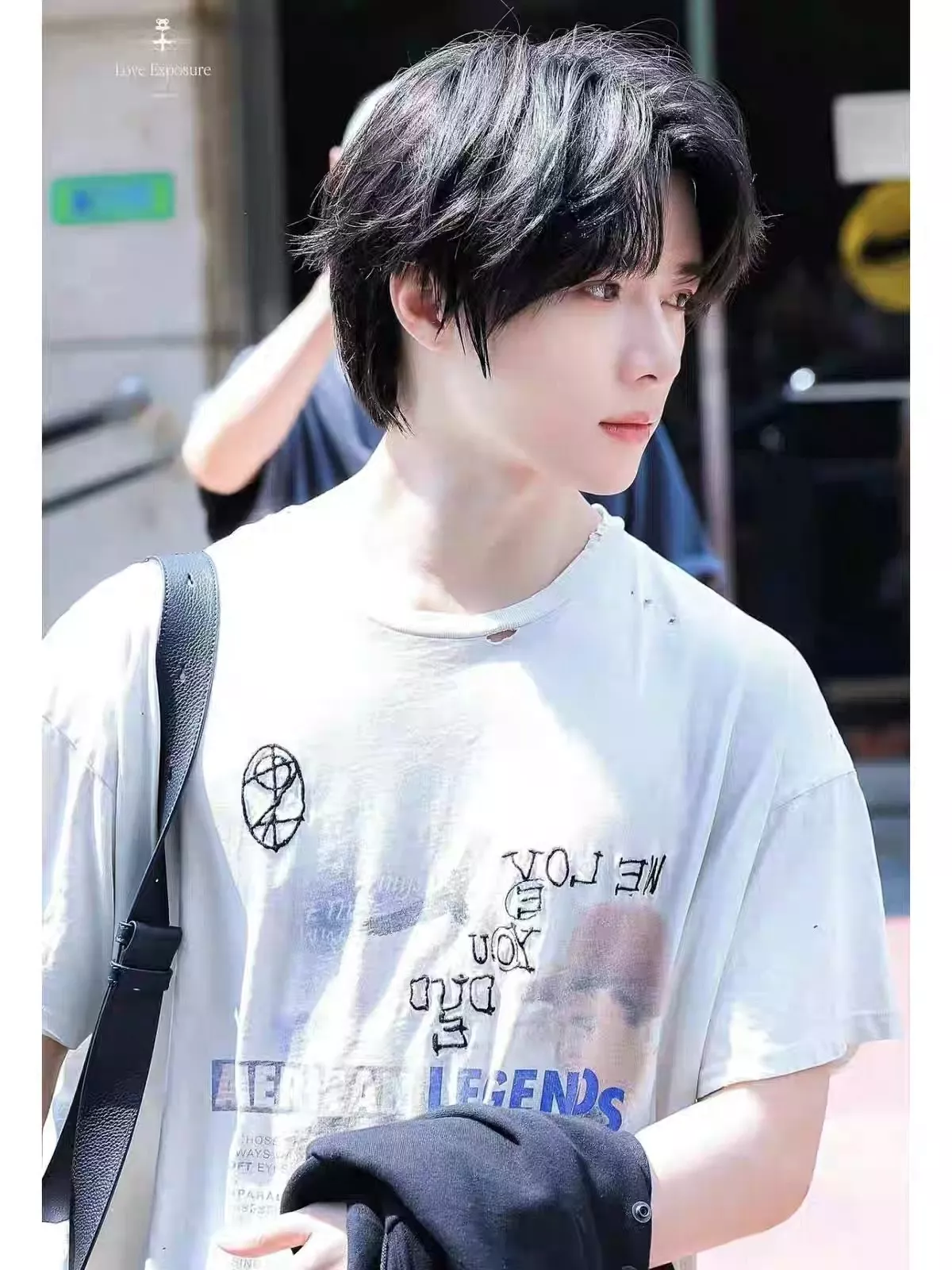 팔리할리우드 빈티지 워싱 레전드 자수 박시 반소매 티셔츠 상세 이미지 13