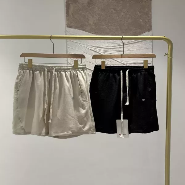 룰루레몬 텐셀 린넨 커플 와이드 하프 팬츠
