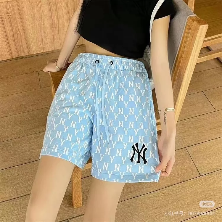 엠엘비 올오버 모노그램 자수 루즈핏 하프 팬츠 상세 이미지 27