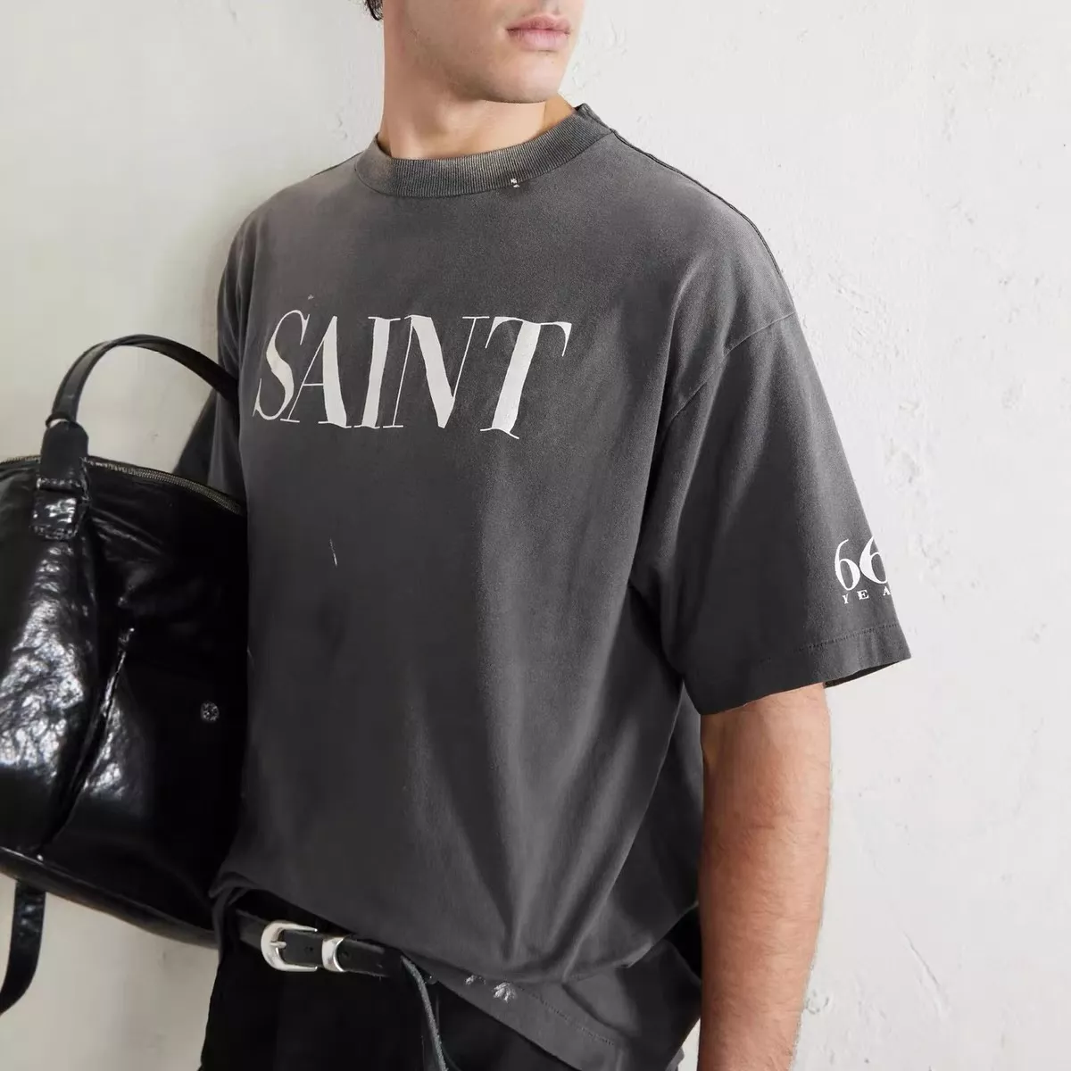 세인트미카엘 SAINT 그래픽 워싱 반소매 티셔츠 상세 이미지 11