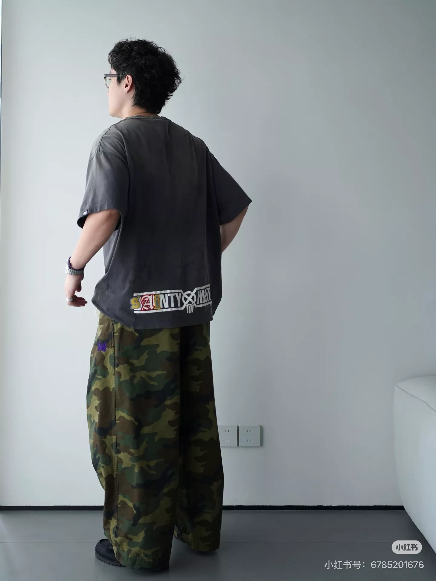 세인트미카엘 세인트헌터 그래픽 워싱 반소매 티셔츠 상세 이미지 20