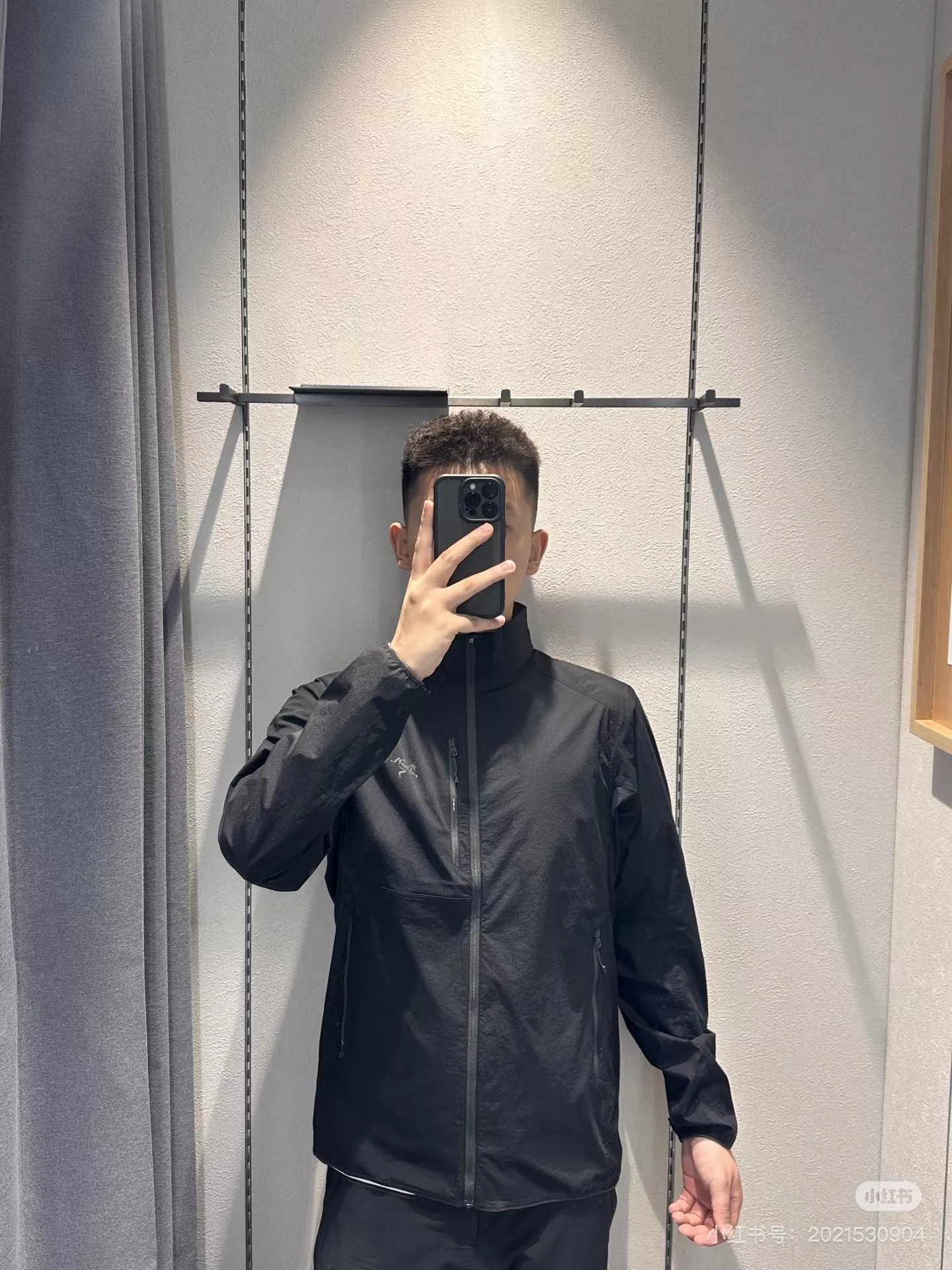 아크테릭스 후드 수납형 립스탑 자외선차단 집업 재킷 상세 이미지 46