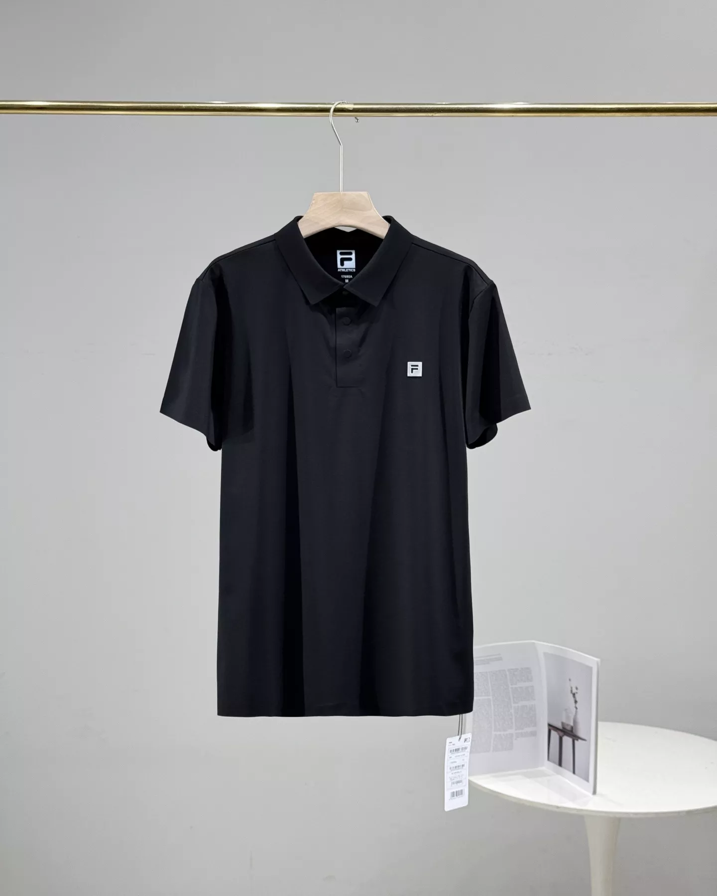 휠라 퓨전 경량 속건 배색 폴로 티셔츠 상세 이미지 4