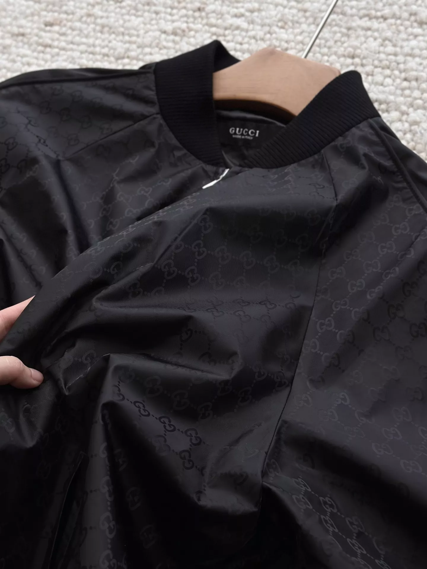 구찌 GG 암문 자카드 나일론 집업 재킷 상세 이미지 29