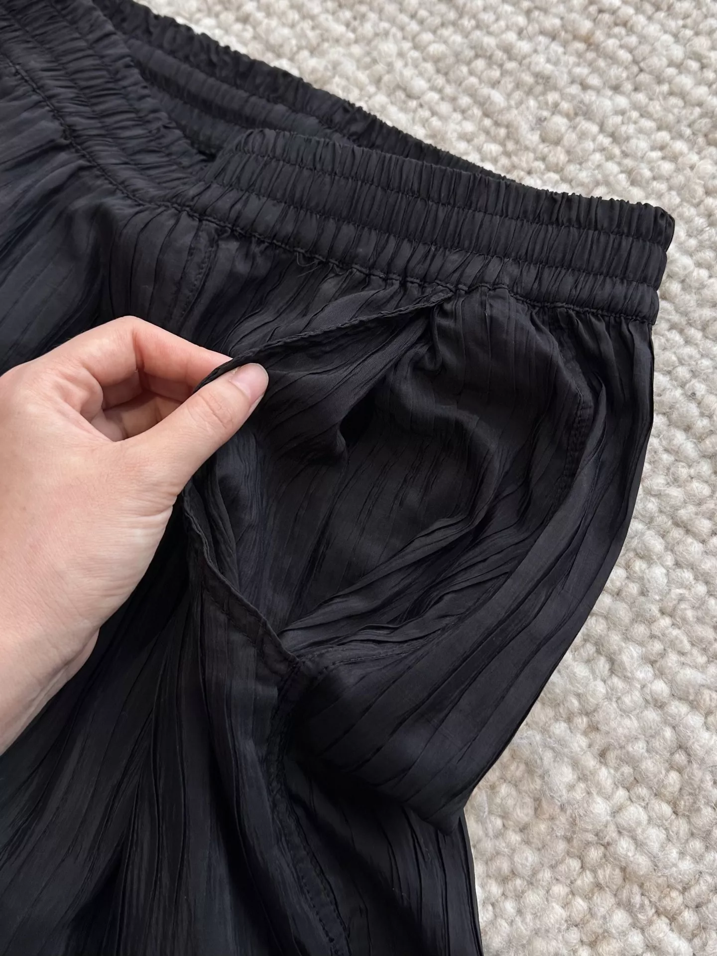 르메르 입체 압주름 와이드 밴딩 슬랙스 팬츠 상세 이미지 42