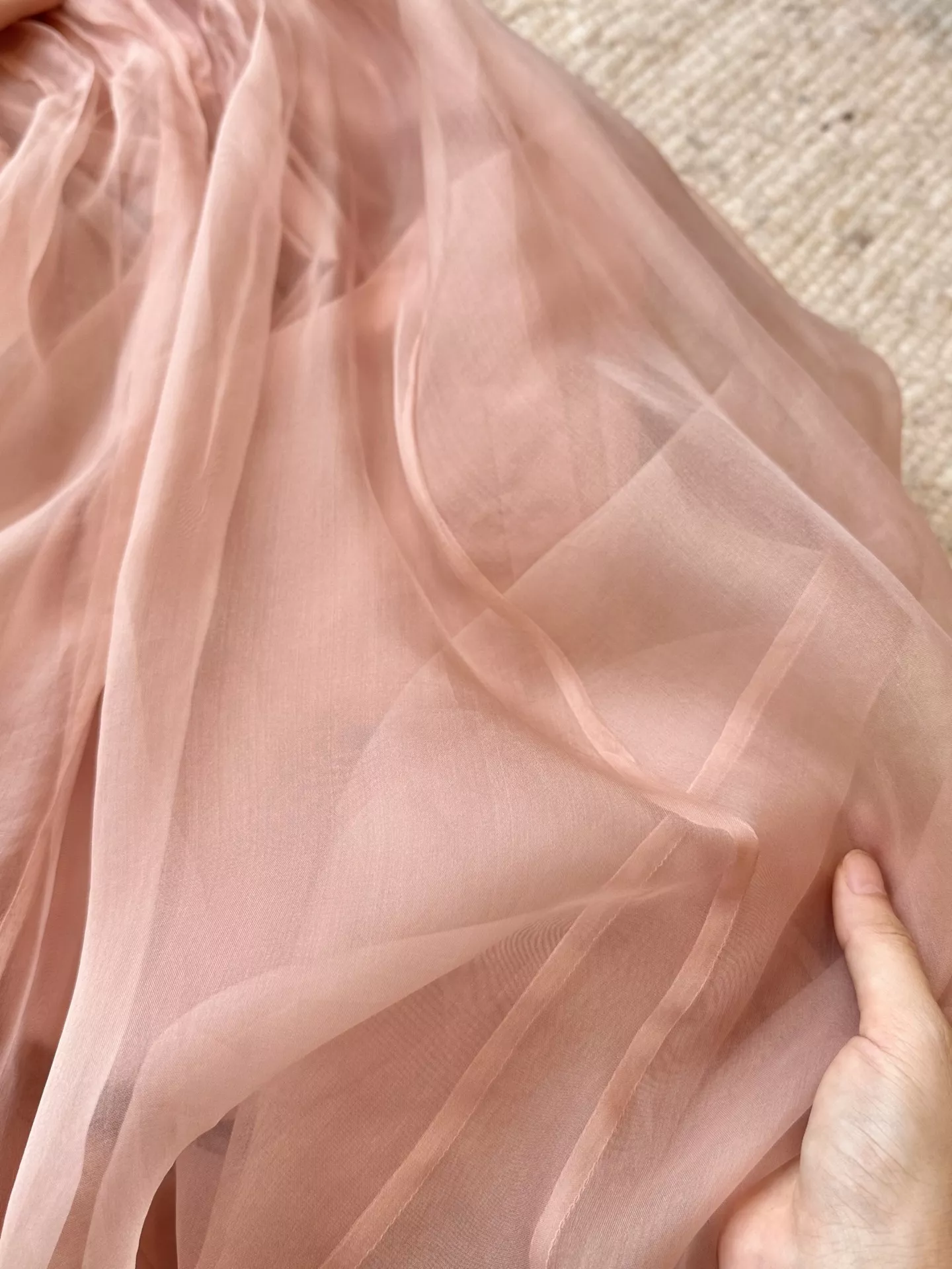 브루넬로쿠치넬리 실크 오간자 허리벨트 브이넥 원피스 상세 이미지 45
