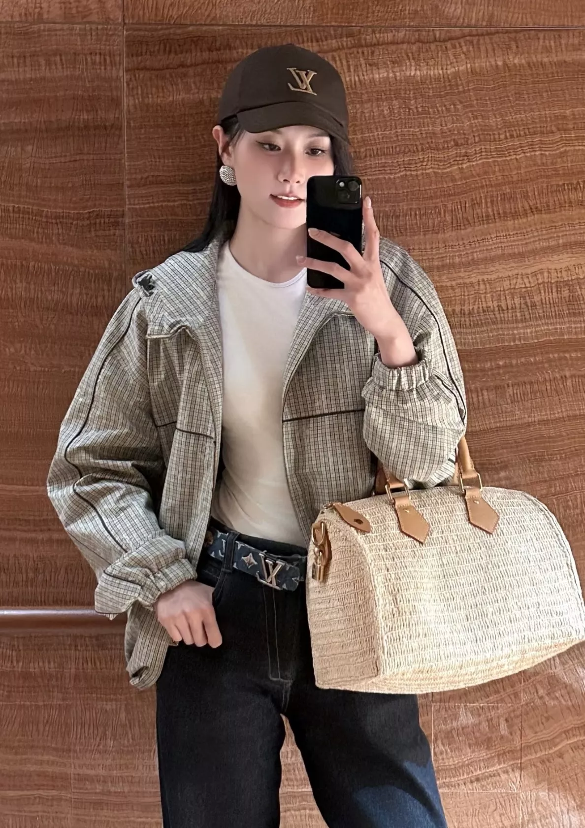 루이비통 모노그램 다미에 후드 방풍 집업 재킷 상세 이미지 77