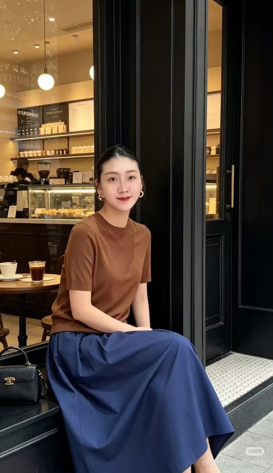 로로피아나 실크 텐셀 혼방 크루넥 반소매 니트 상세 이미지 80