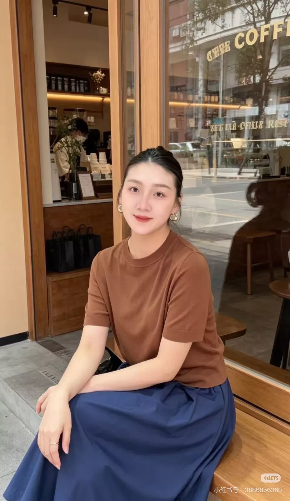 로로피아나 실크 텐셀 혼방 크루넥 반소매 니트 상세 이미지 84