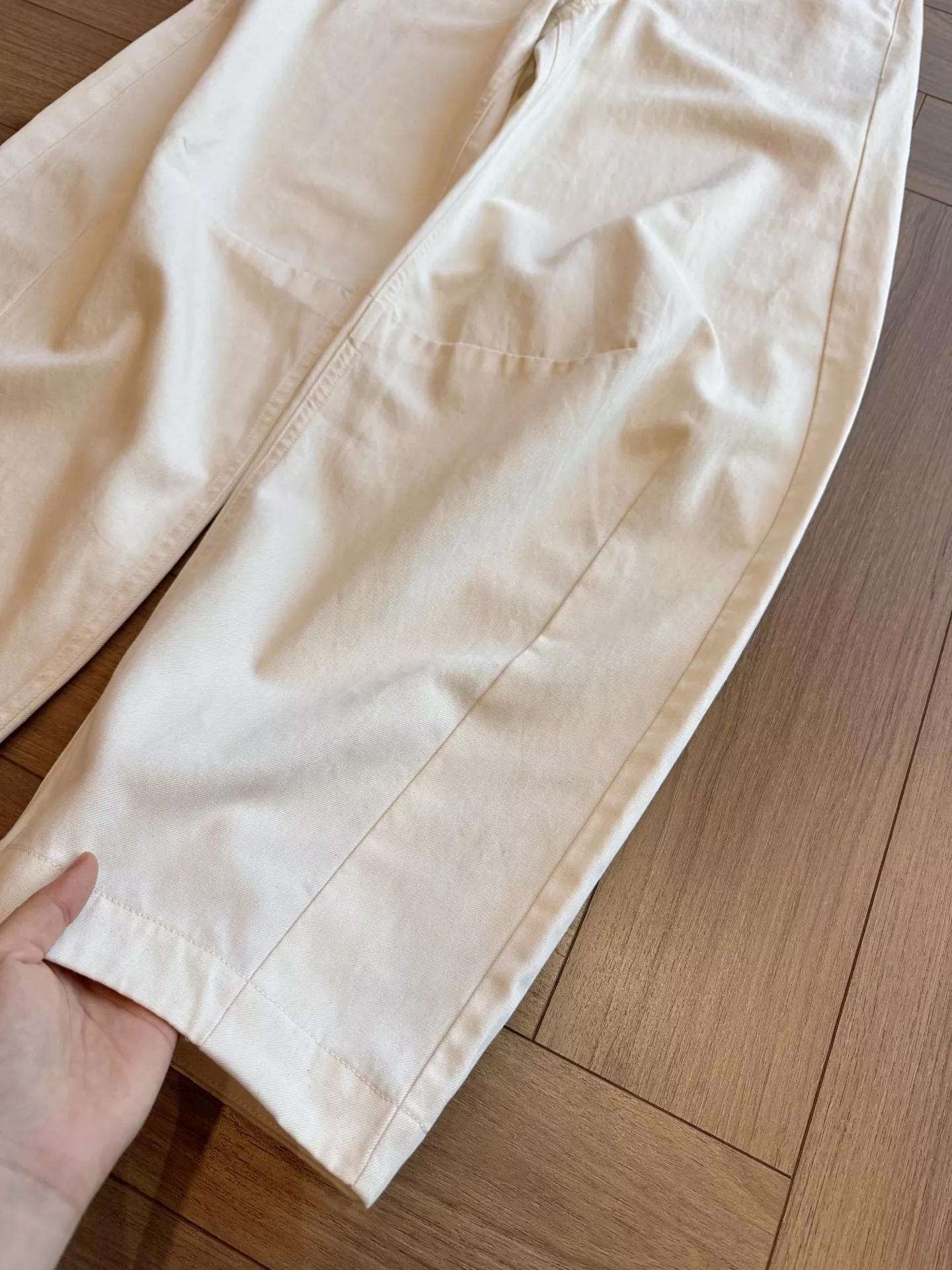 브루넬로쿠치넬리 쿨링 코튼 라이오셀 블렌드 커브드 와이드 팬츠 상세 이미지 28
