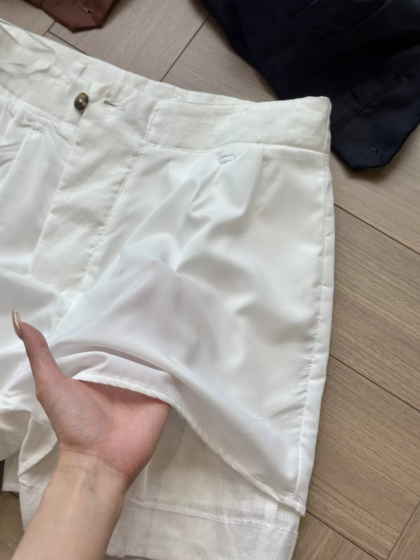 로로피아나 린넨 투턱 버뮤다 하프 팬츠 상세 이미지 60