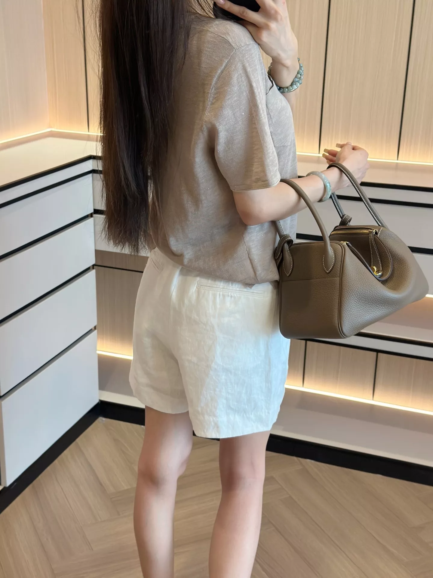 로로피아나 린넨 투턱 버뮤다 하프 팬츠 상세 이미지 87