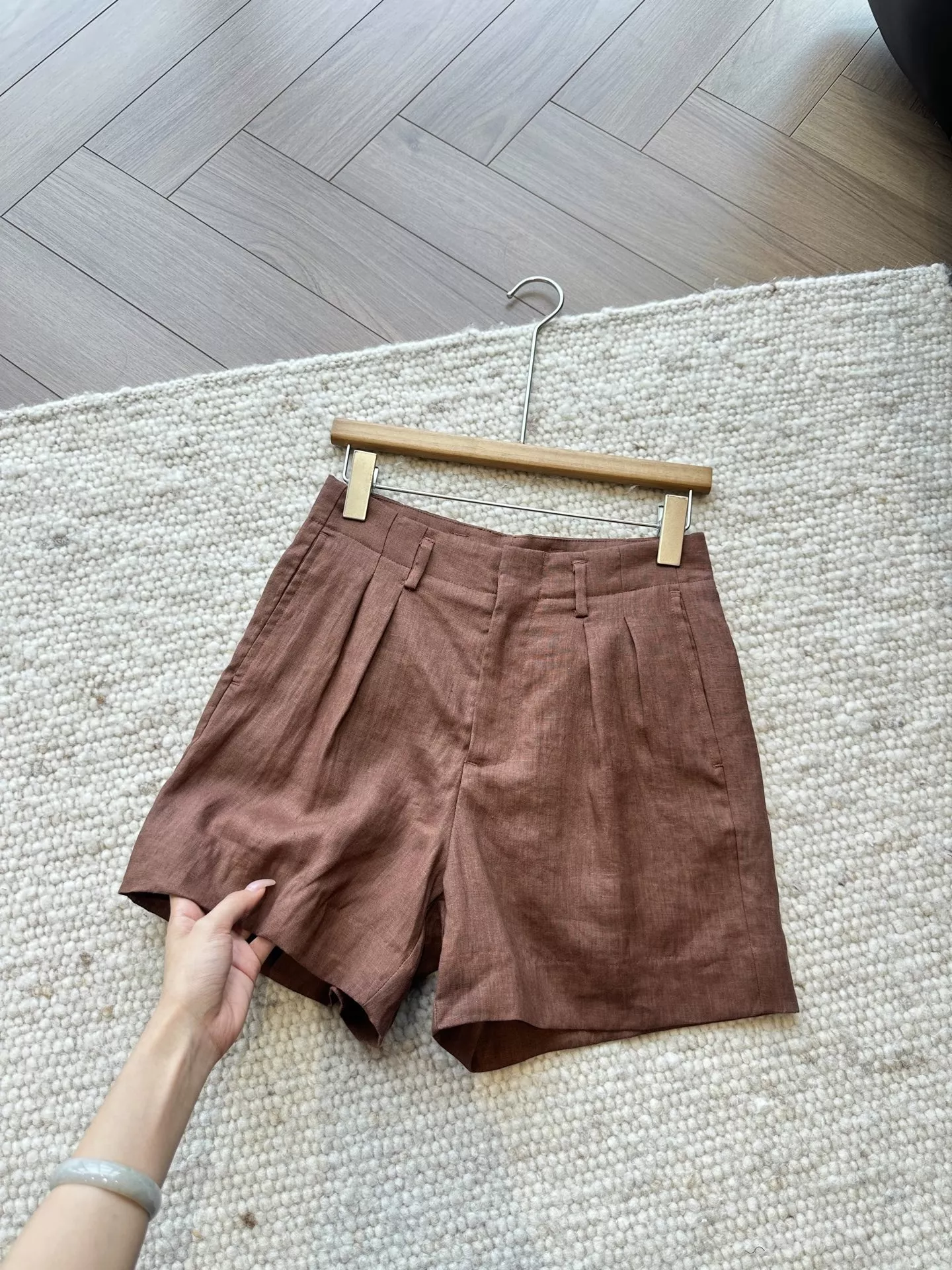로로피아나 린넨 투턱 버뮤다 하프 팬츠 상세 이미지 77