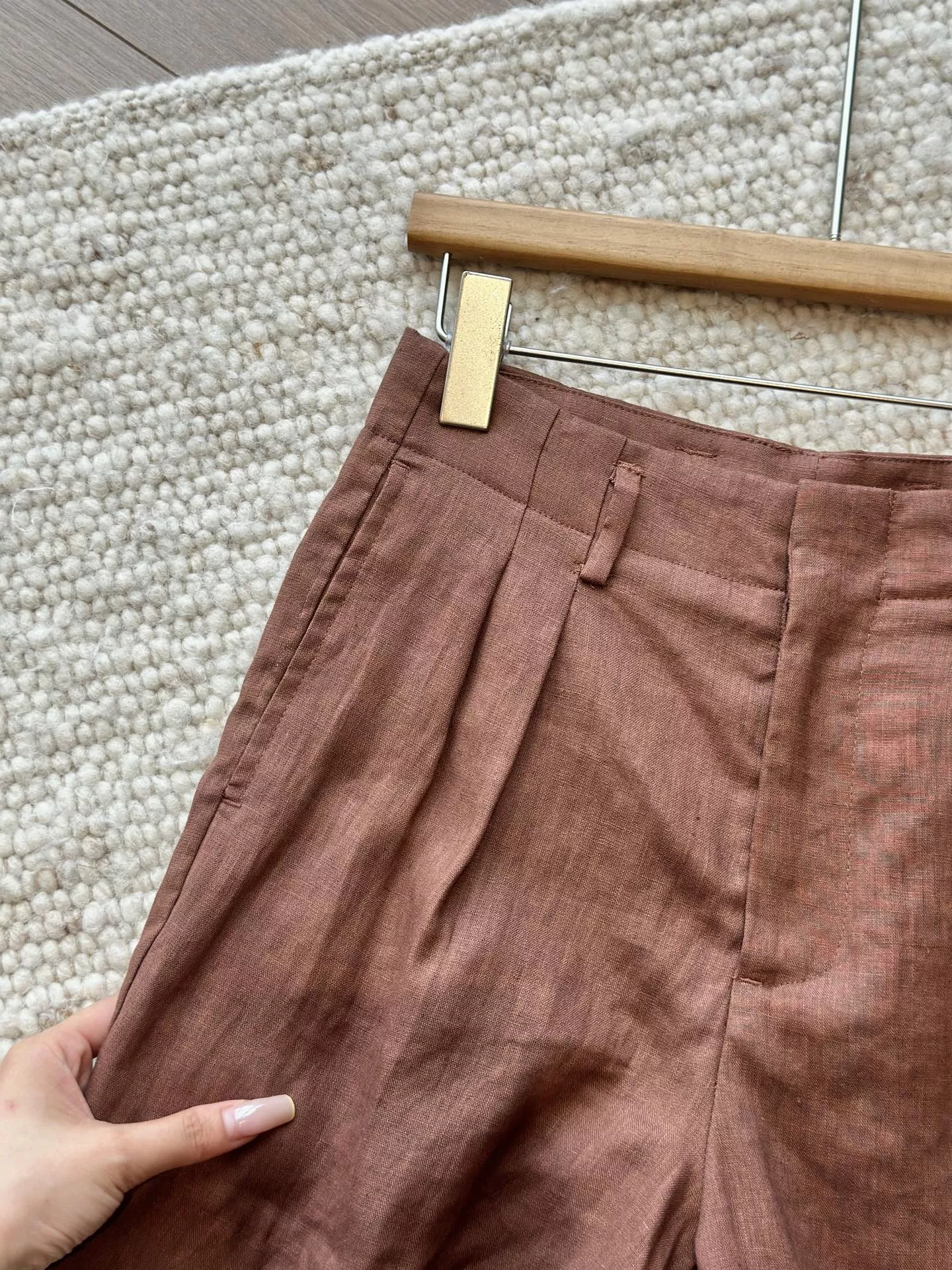 로로피아나 린넨 투턱 버뮤다 하프 팬츠 상세 이미지 79