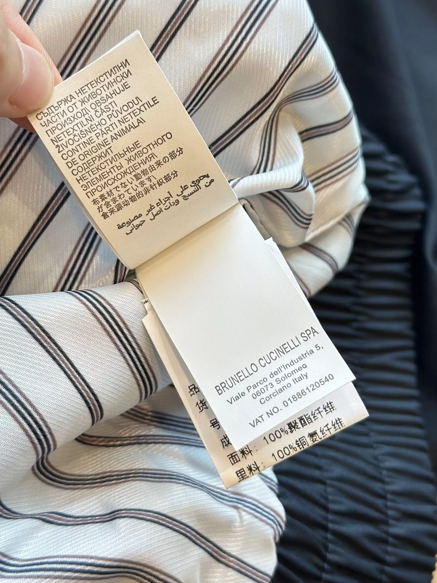 브루넬로쿠치넬리 하링턴 스탠드칼라 히든후드 집업 재킷 상세 이미지 82