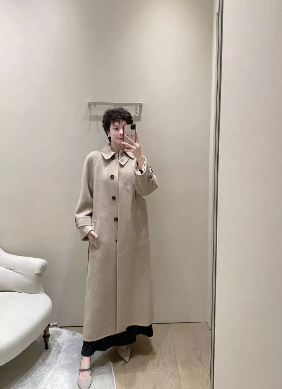 버버리 헤링본 울 캐시미어 래글런 롱 코트 상세 이미지 68