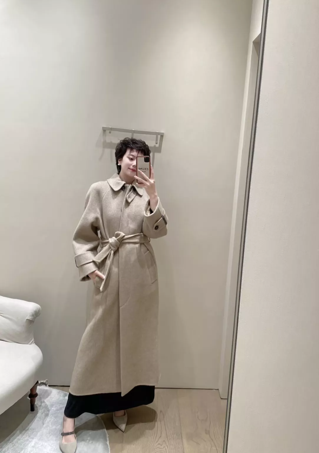 버버리 헤링본 울 캐시미어 래글런 롱 코트 상세 이미지 67