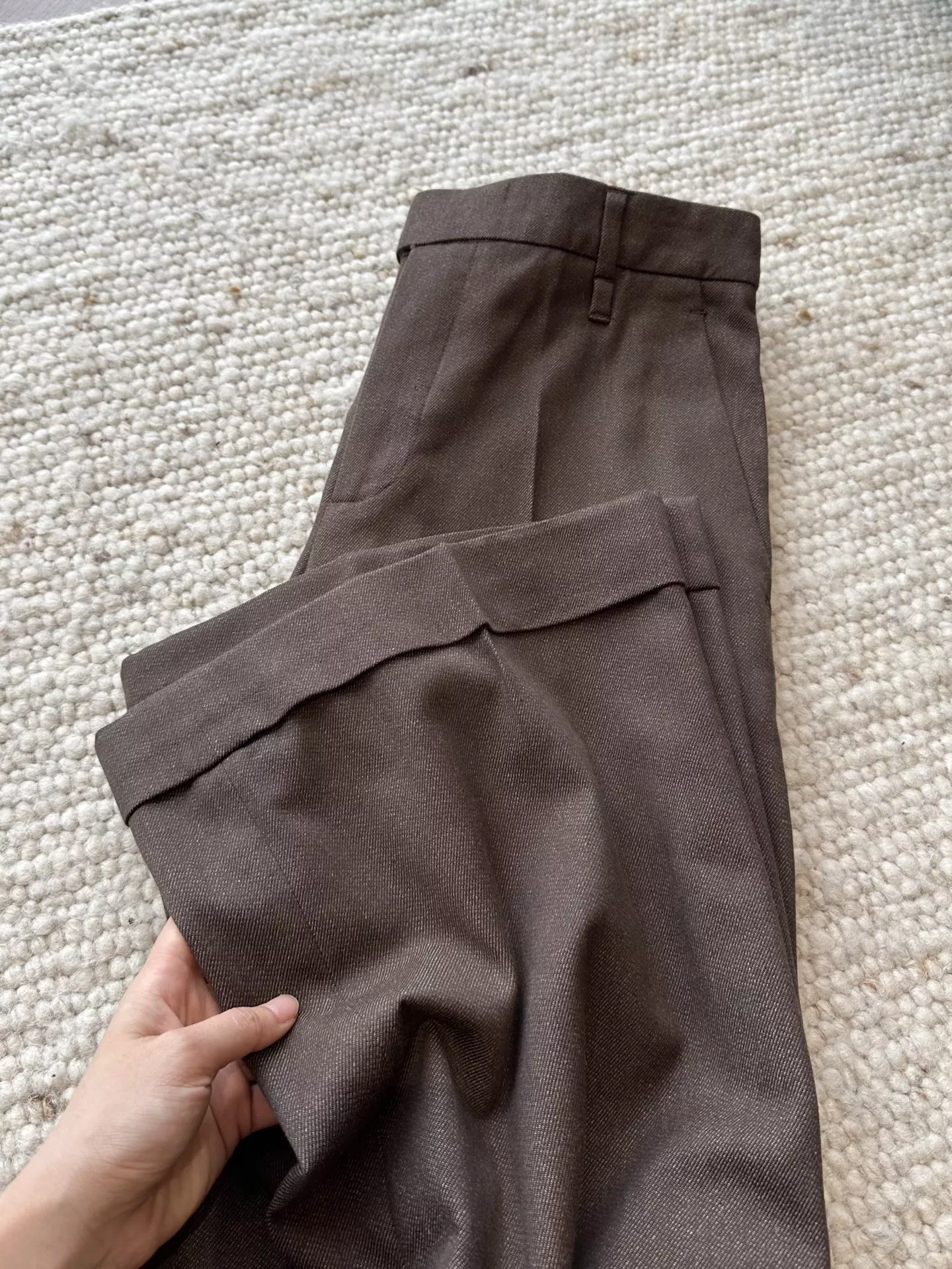 브루넬로쿠치넬리 와이드핏 울실크 블렌드 슬랙스 팬츠 상세 이미지 24