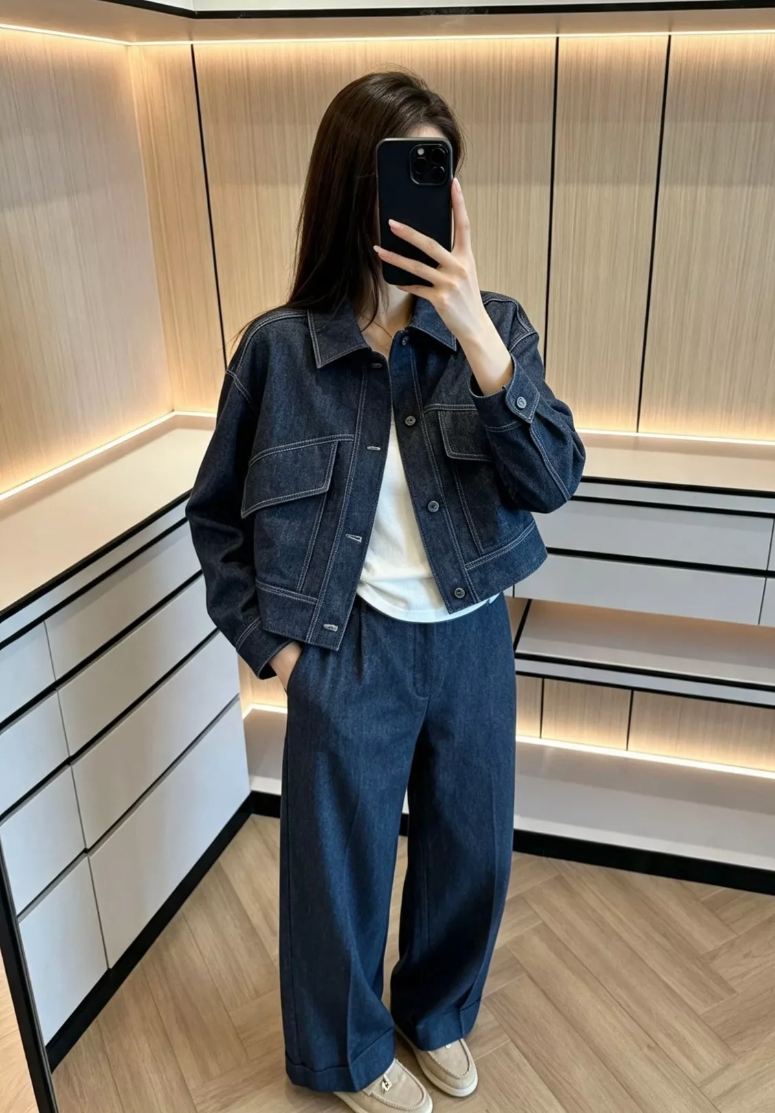 브루넬로쿠치넬리 와이드핏 울실크 블렌드 슬랙스 팬츠 상세 이미지 79