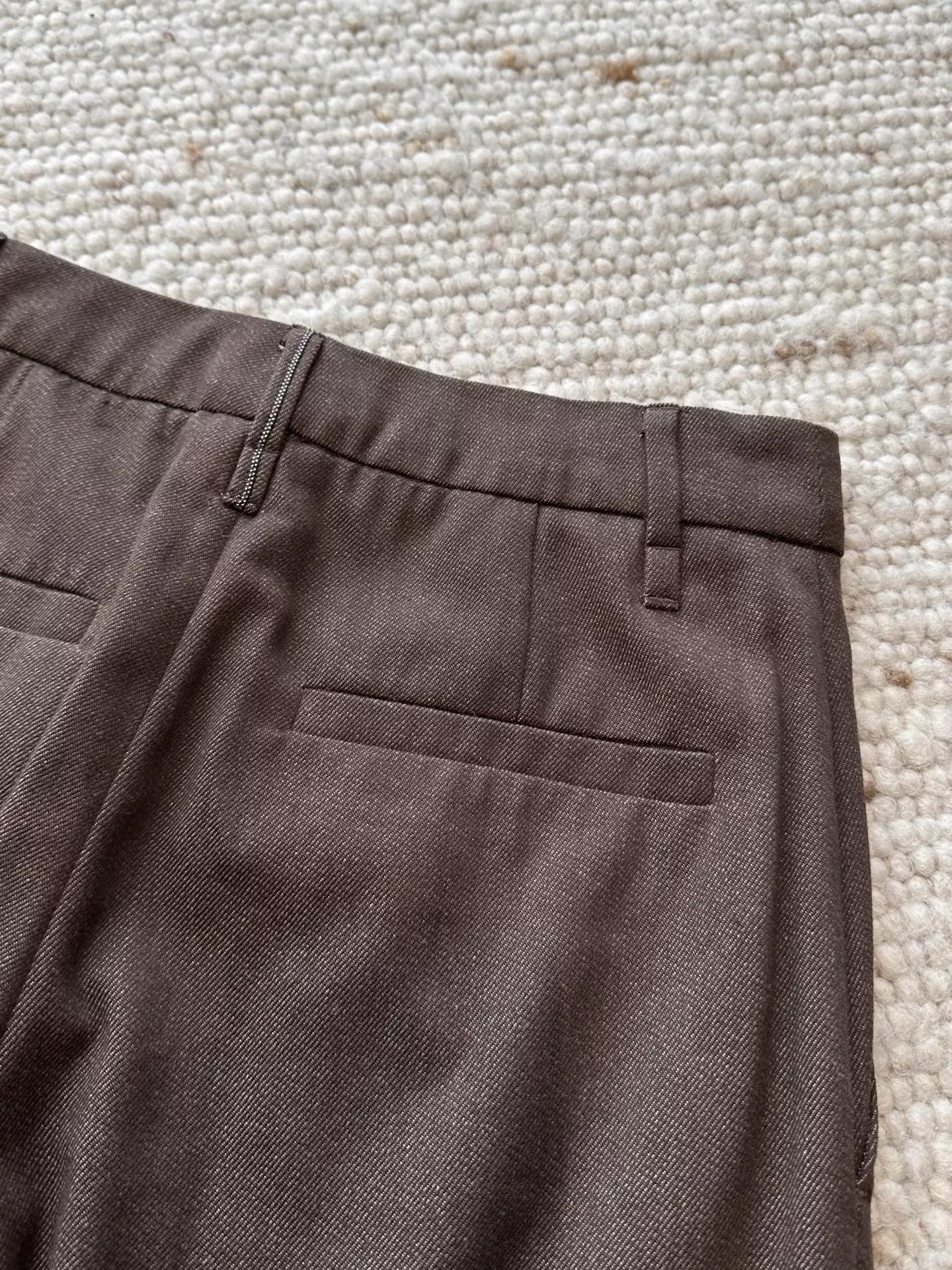 브루넬로쿠치넬리 와이드핏 울실크 블렌드 슬랙스 팬츠 상세 이미지 35