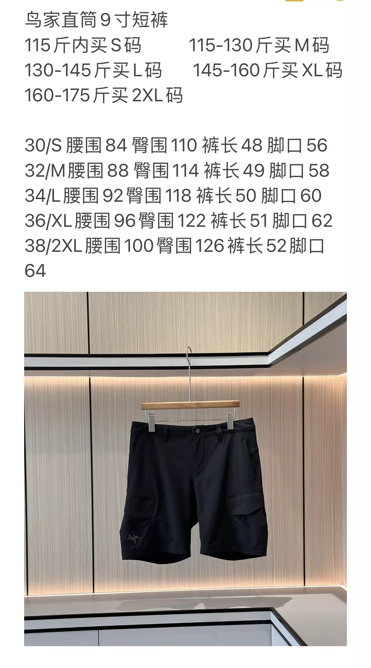 아크테릭스 램파트 로고 스트레이트 9인치 기능성 쇼츠 상세 이미지 66