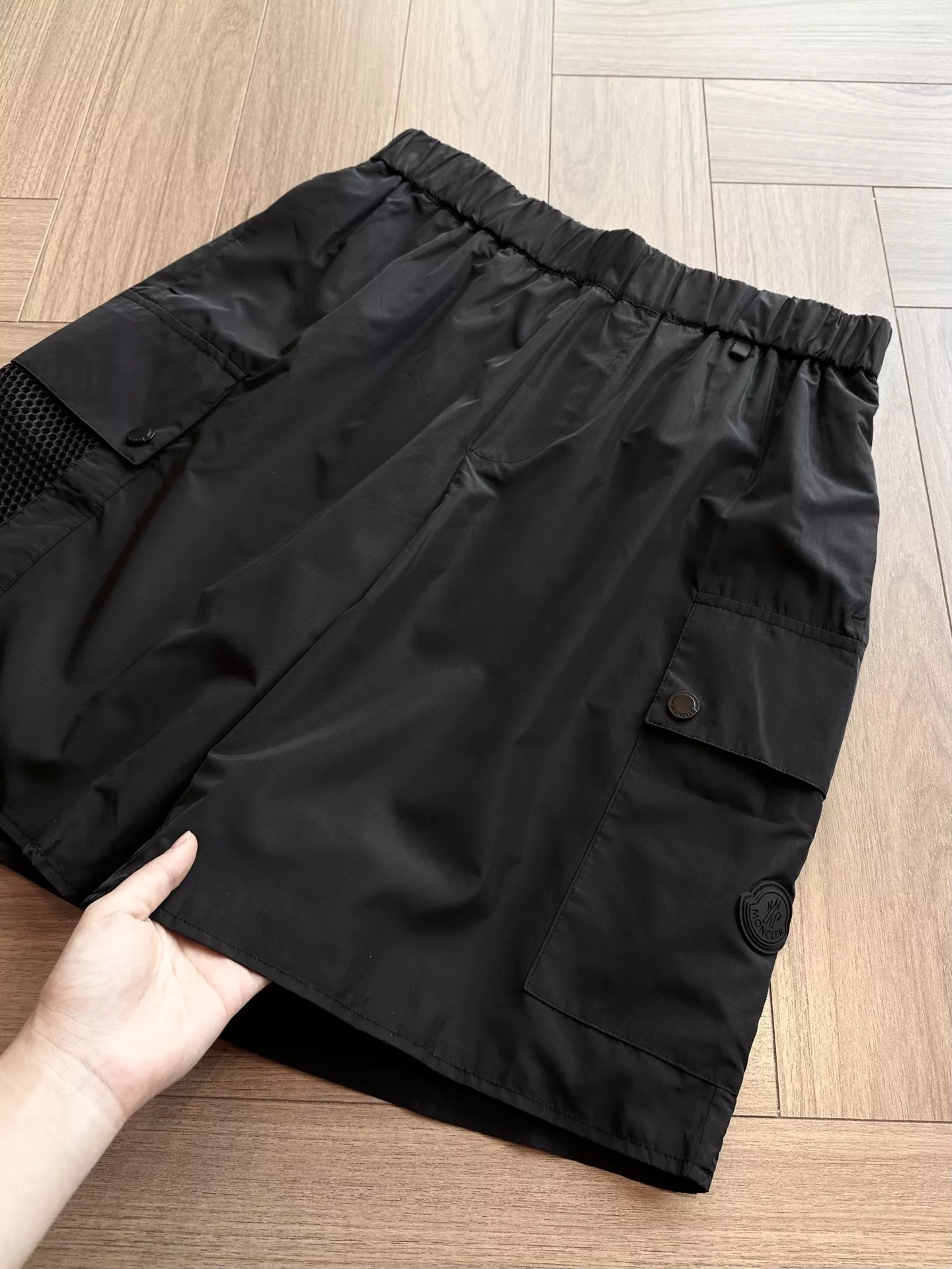 몽클레어 립스탑 카고 밴딩 하프 팬츠 상세 이미지 40
