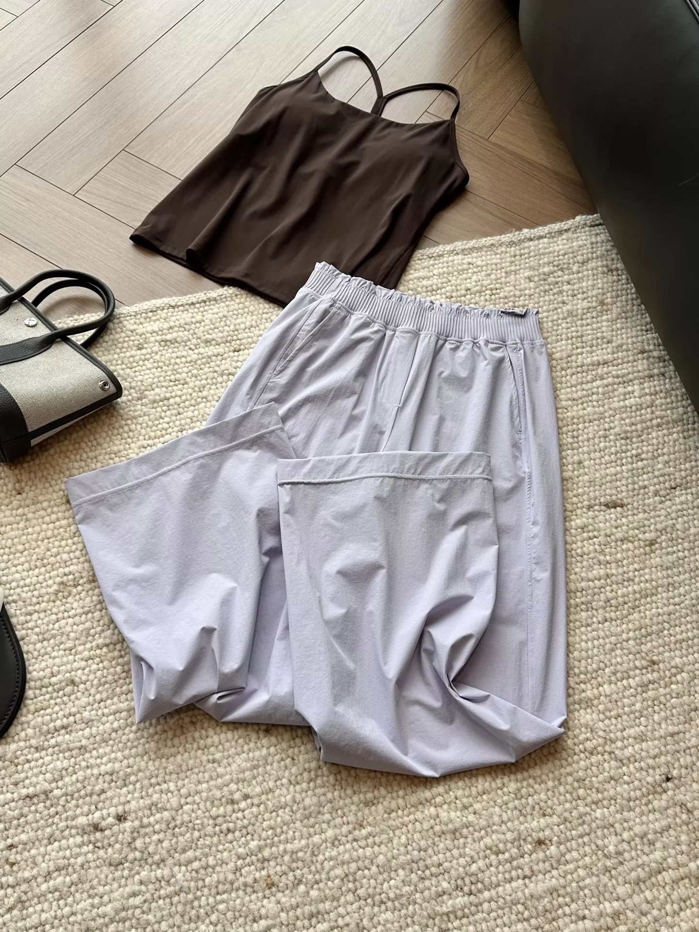 룰루레몬 스트레치 우븐 플리츠 버블웨이스트 와이드 팬츠 상세 이미지 90