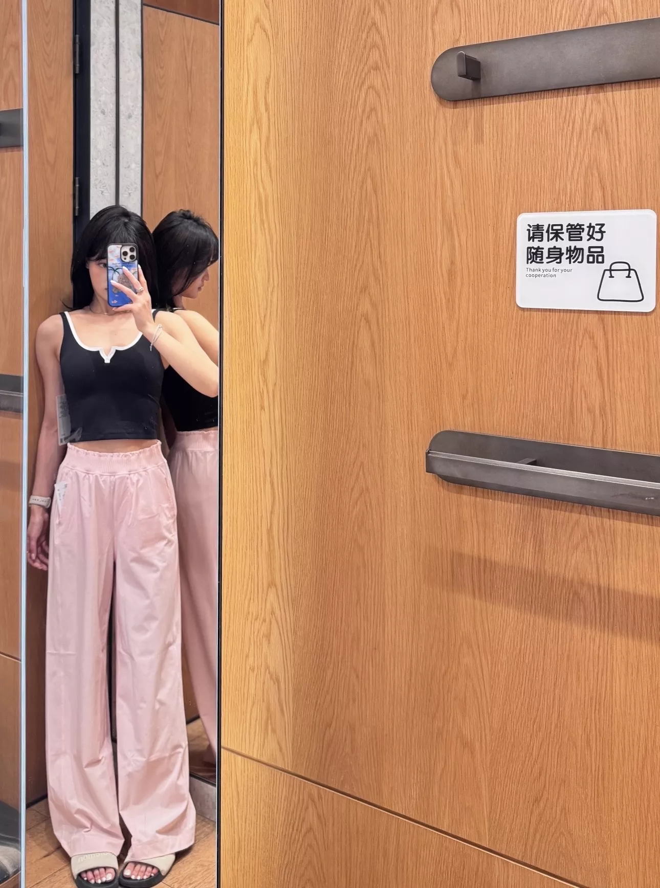 룰루레몬 스트레치 우븐 플리츠 버블웨이스트 와이드 팬츠 상세 이미지 14
