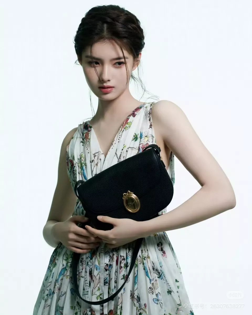 디올 플라워 프린트 브이넥 롱 원피스 상세 이미지 19
