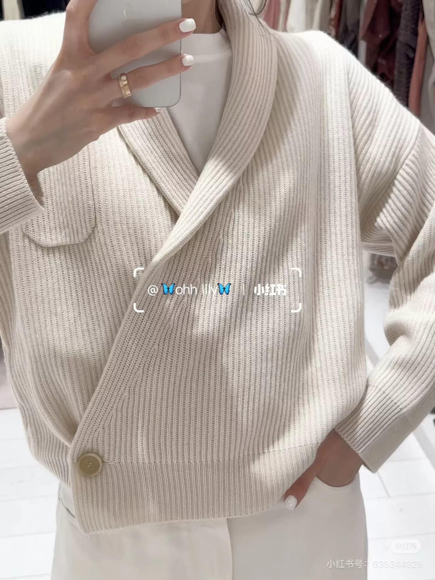 브루넬로쿠치넬리 숄칼라 스팽글 캐시미어 혼방 니트 가디건 상세 이미지 14
