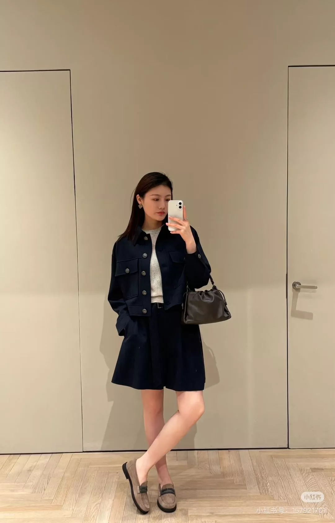 브루넬로쿠치넬리 헤링본 A라인 팬츠 스커트 상세 이미지 19