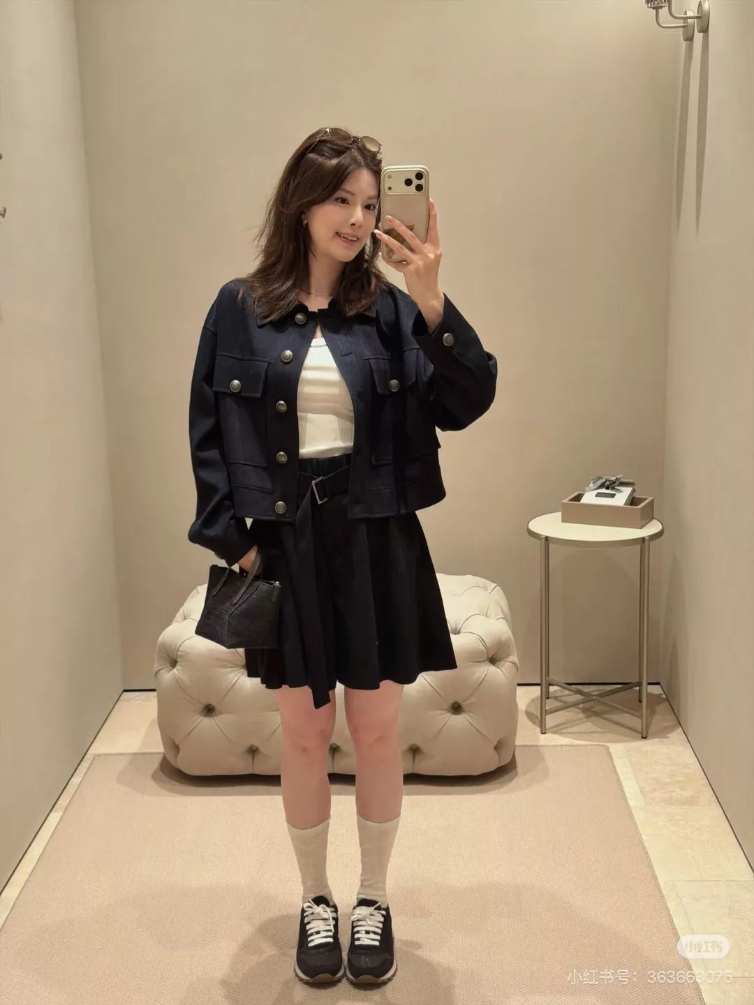 브루넬로쿠치넬리 헤링본 A라인 팬츠 스커트 상세 이미지 20
