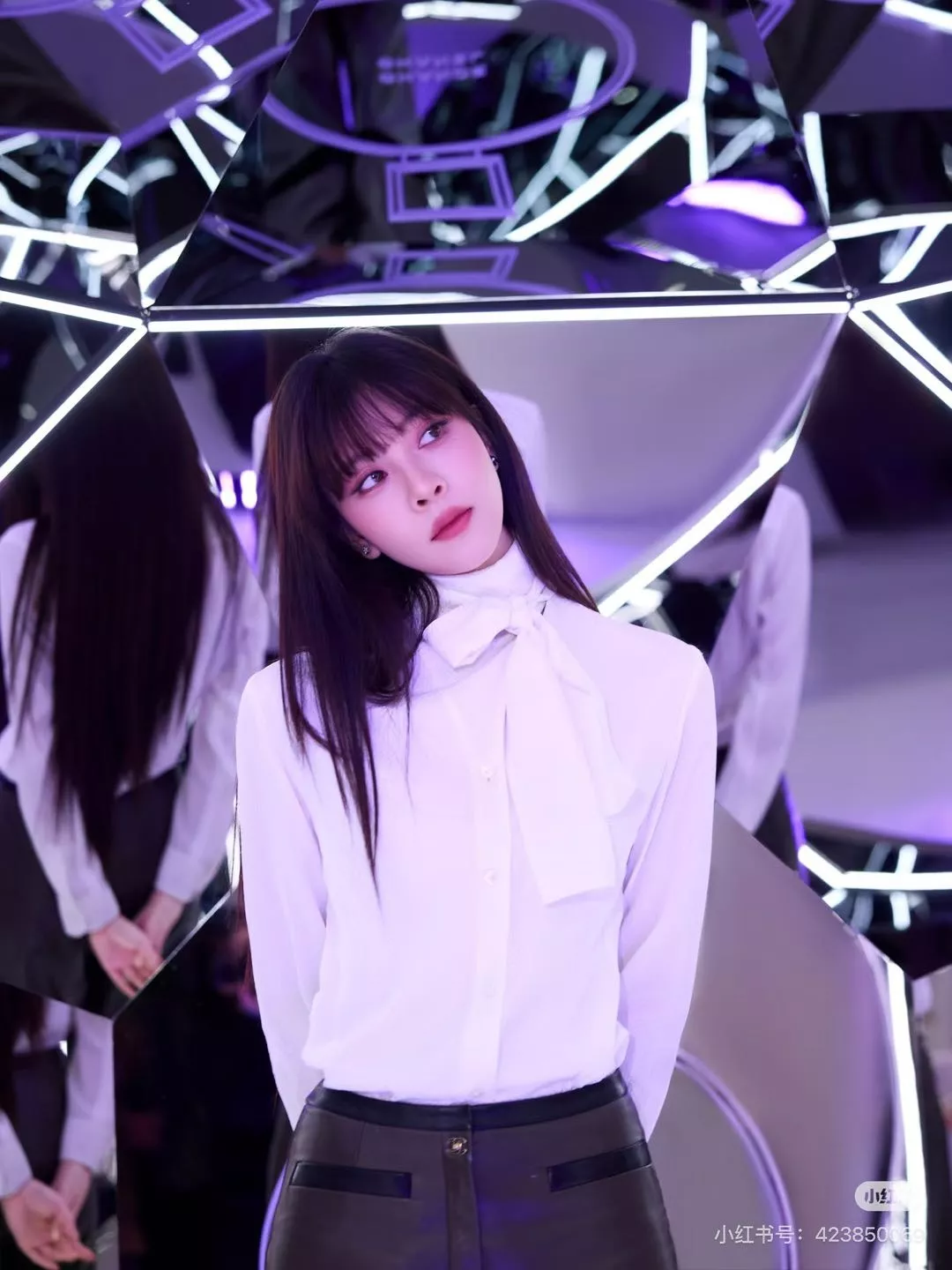 샤넬 마슈시대 자카드 실크 리본 블라우스 상세 이미지 27
