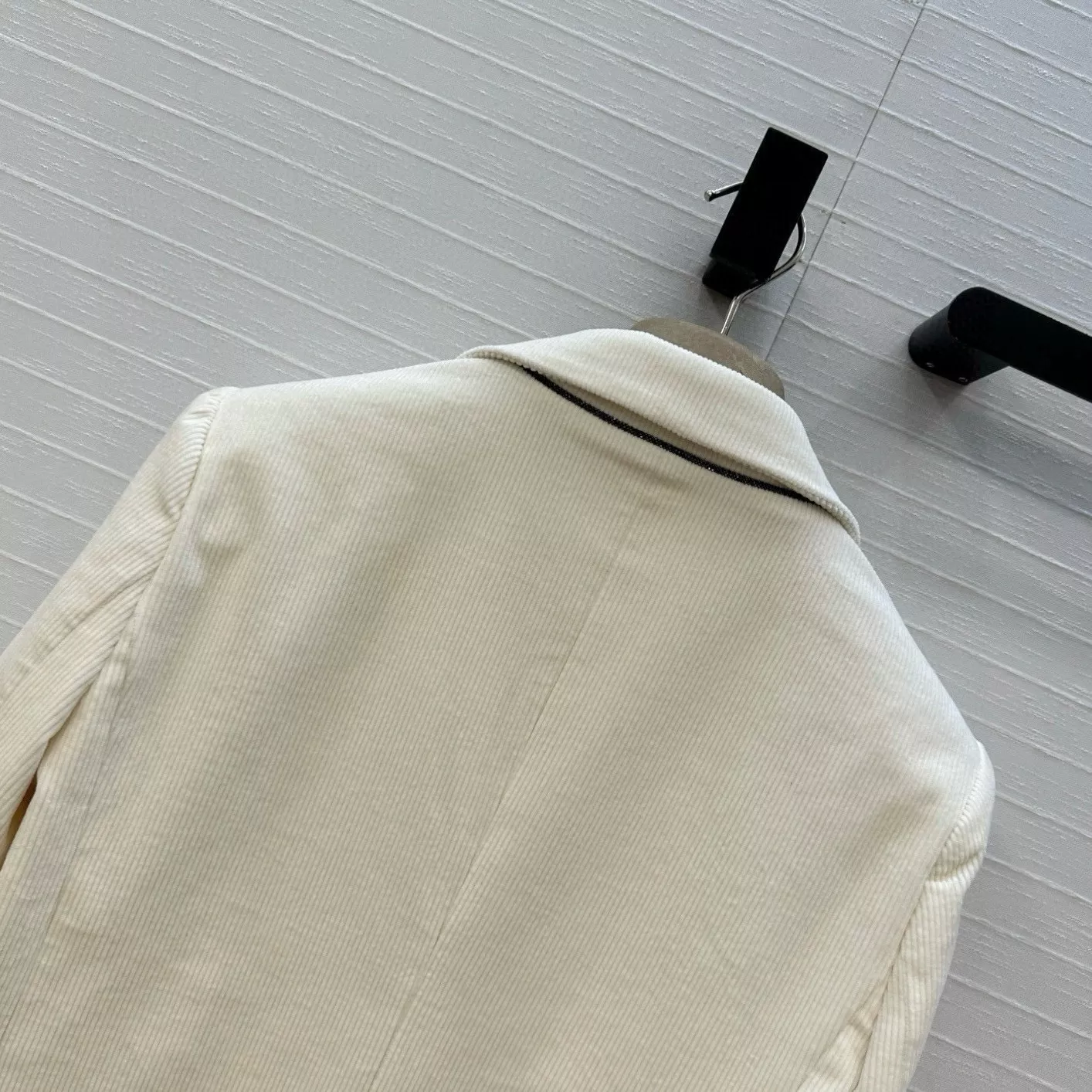 브루넬로쿠치넬리 코듀로이 싱글브레스티드 H라인 정장 재킷 상세 이미지 9