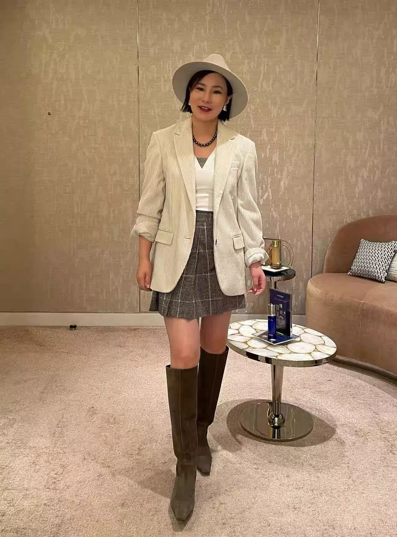브루넬로쿠치넬리 코듀로이 싱글브레스티드 H라인 정장 재킷 상세 이미지 21