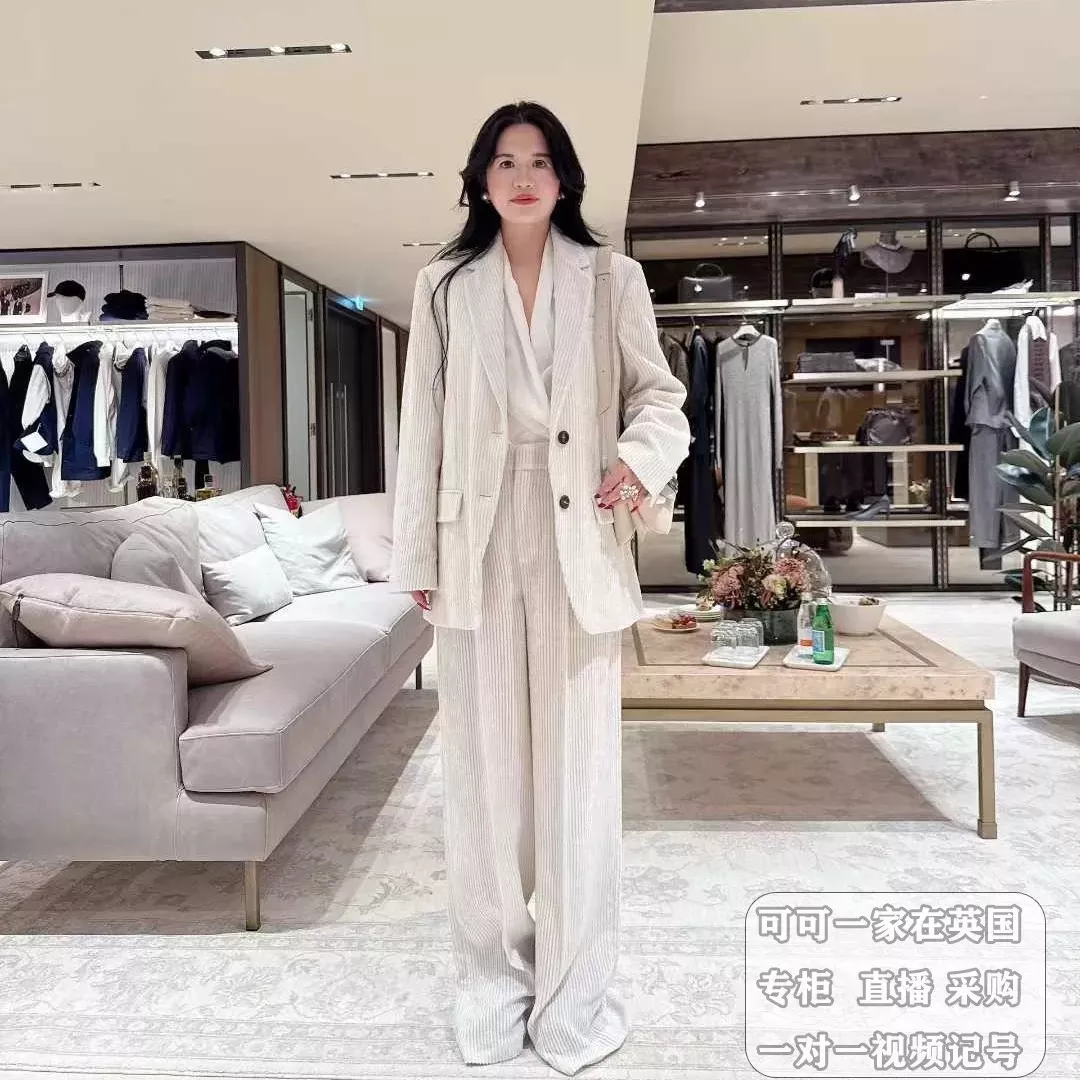 브루넬로쿠치넬리 코듀로이 싱글브레스티드 H라인 정장 재킷 상세 이미지 20