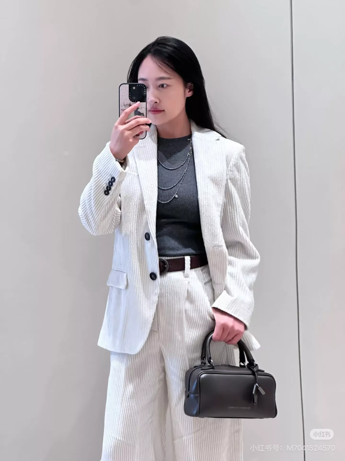 브루넬로쿠치넬리 코듀로이 싱글브레스티드 H라인 정장 재킷 상세 이미지 27
